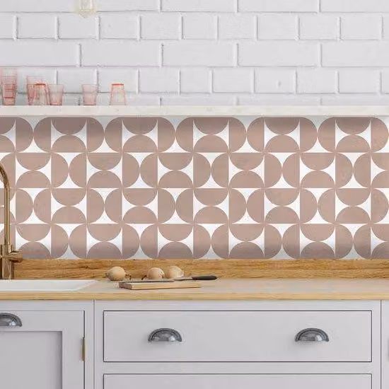 Adesivi antiscivolo in PVC per cucina e bagno, autoadesivi, decorazioni in vinile
