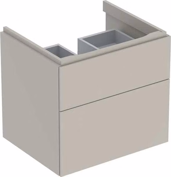 Geberit Xeno 2 armoire sous lavabo 580x530x462mm, 2 tiroirs, 500.506.00.1, 500.506.00.1