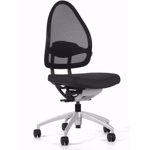 Sedia girevole Open Base 10 nero