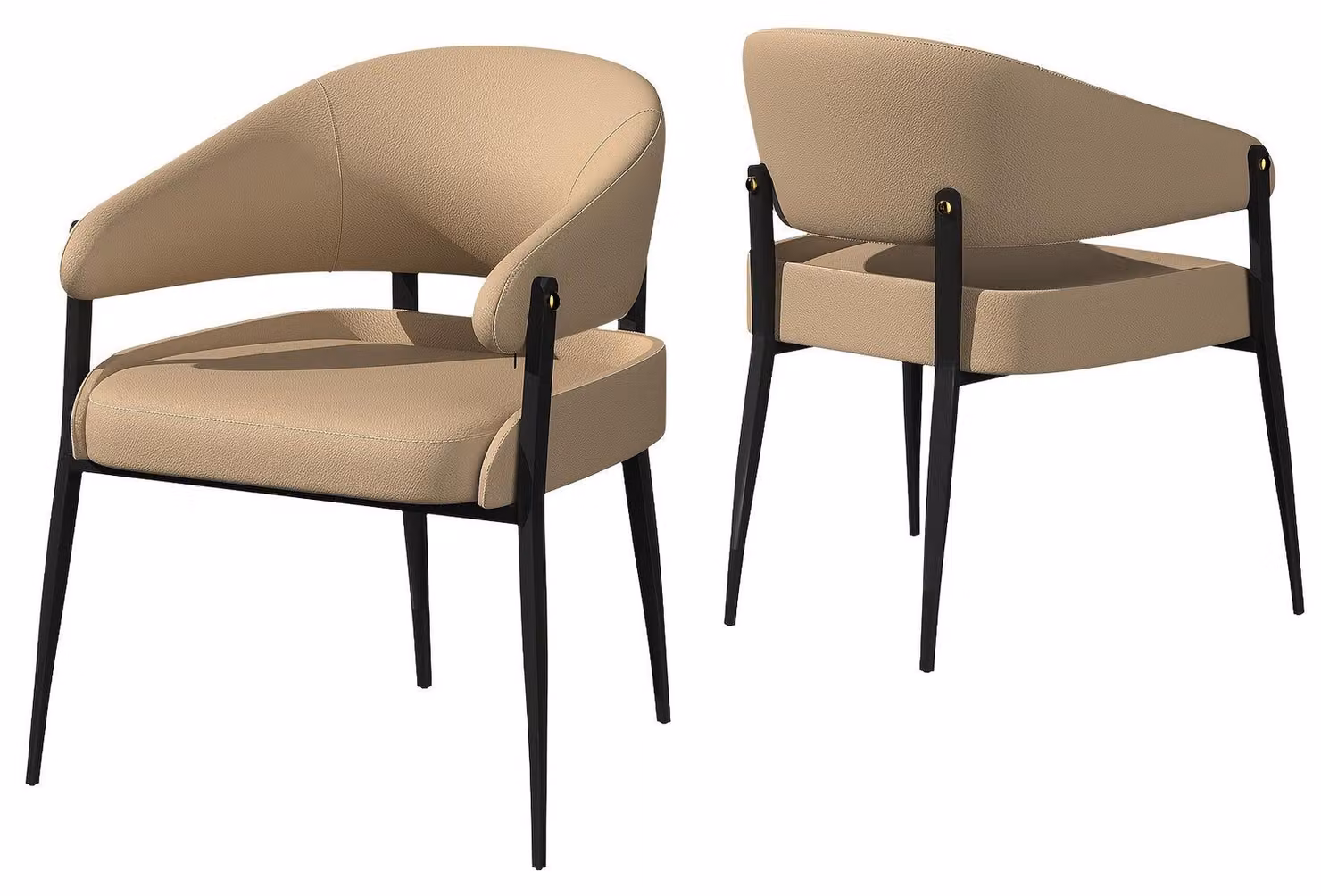 Sedie da pranzo - Sedie - Sedie per sala da pranzo - Sedie supplementari - Sedie da cucina - Rivestimento in microfibra