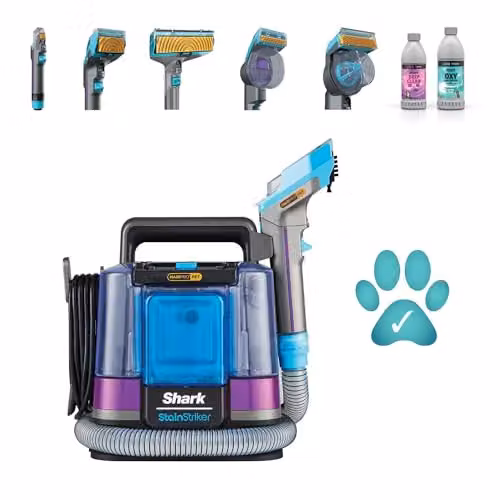 Shark StainStriker HairPro Pet, Pulitore e Smacchiatore, Grigio/Viola
