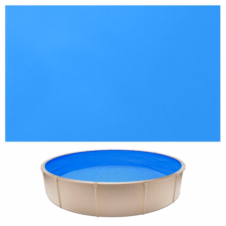 Pellicola per piscina, rotonda - Diametro 360 cm - PVC da 0,4 mm - Blu - Pellicola di ricambio