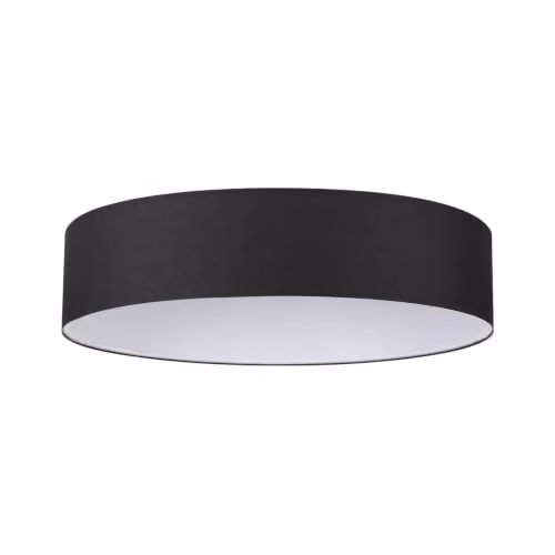 Ideal Lux Paralume cilindro 18 cm D90 nero tessuto
