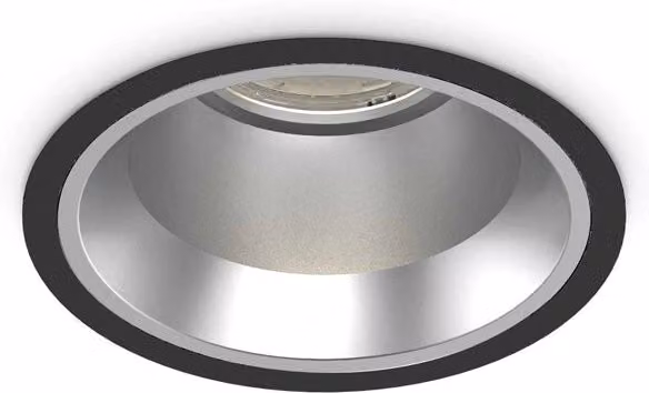 Faretto da incasso LED IDEAL LUX in alluminio nero, 28W, luce naturale 4000K, forma rotonda