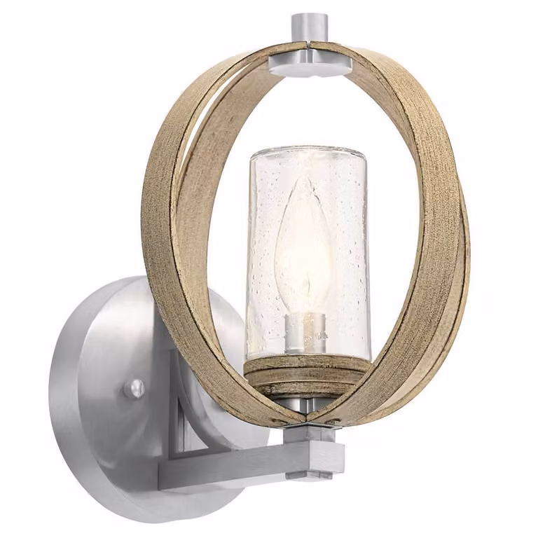 Applique da esterno grigio antico E14 40W Grand Bank Kichler
