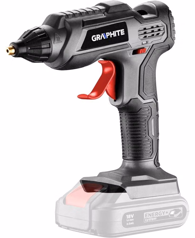Pistola incollatrice a batteria GRAPHITE Energy+ 18V, senza batteria