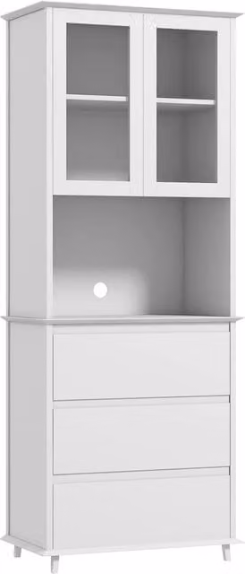 Mobile cucina contenitore ¨C Xylo ¨C 2 ante 3 cassetti bianco MDF 68x38x172