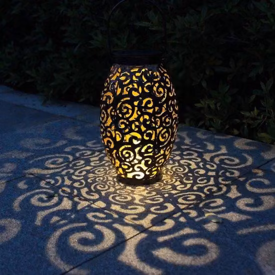 Illuminazione solare da giardino con maniglia per esterni