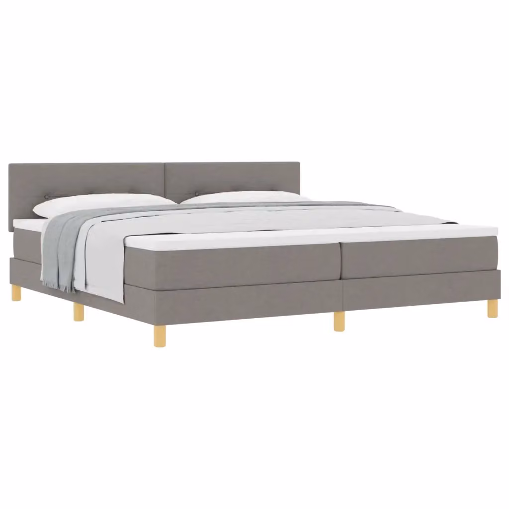 Letto ibrido con cassettiera vidaXL in tessuto beige e grigio L/P/H: 200 x 200 x 280 cm – 2