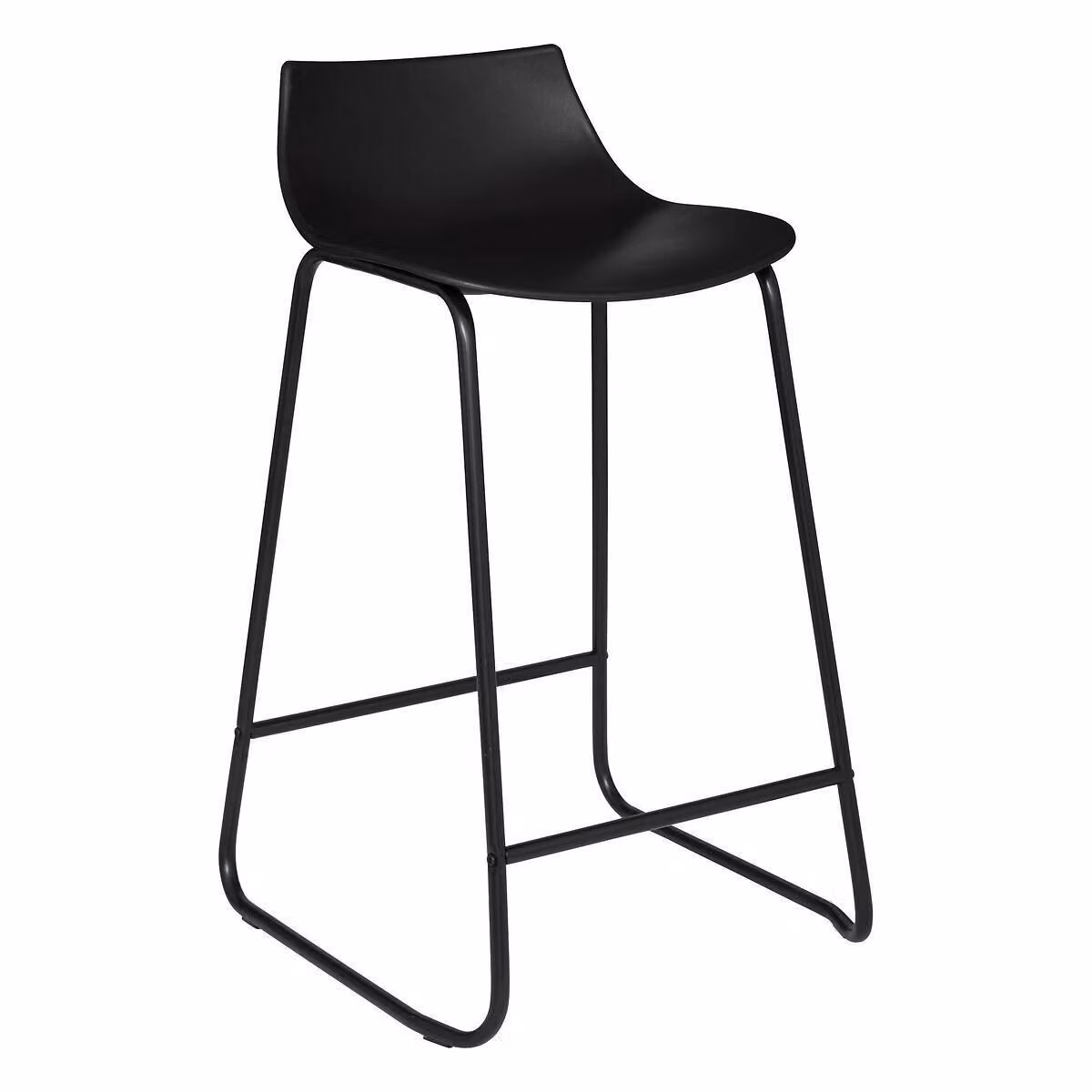 Sgabello da bar "otac" in metallo nero - Atmosphera, designer d'interni