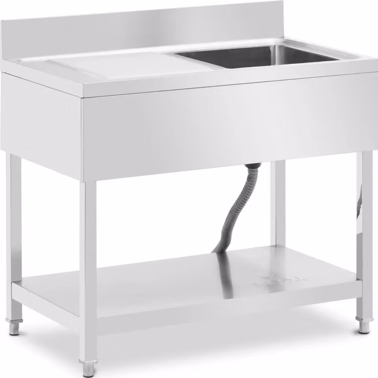 Expondo Royal Catering Lavello - 1 vasca - Acciaio inox - 100 x 60 cm -