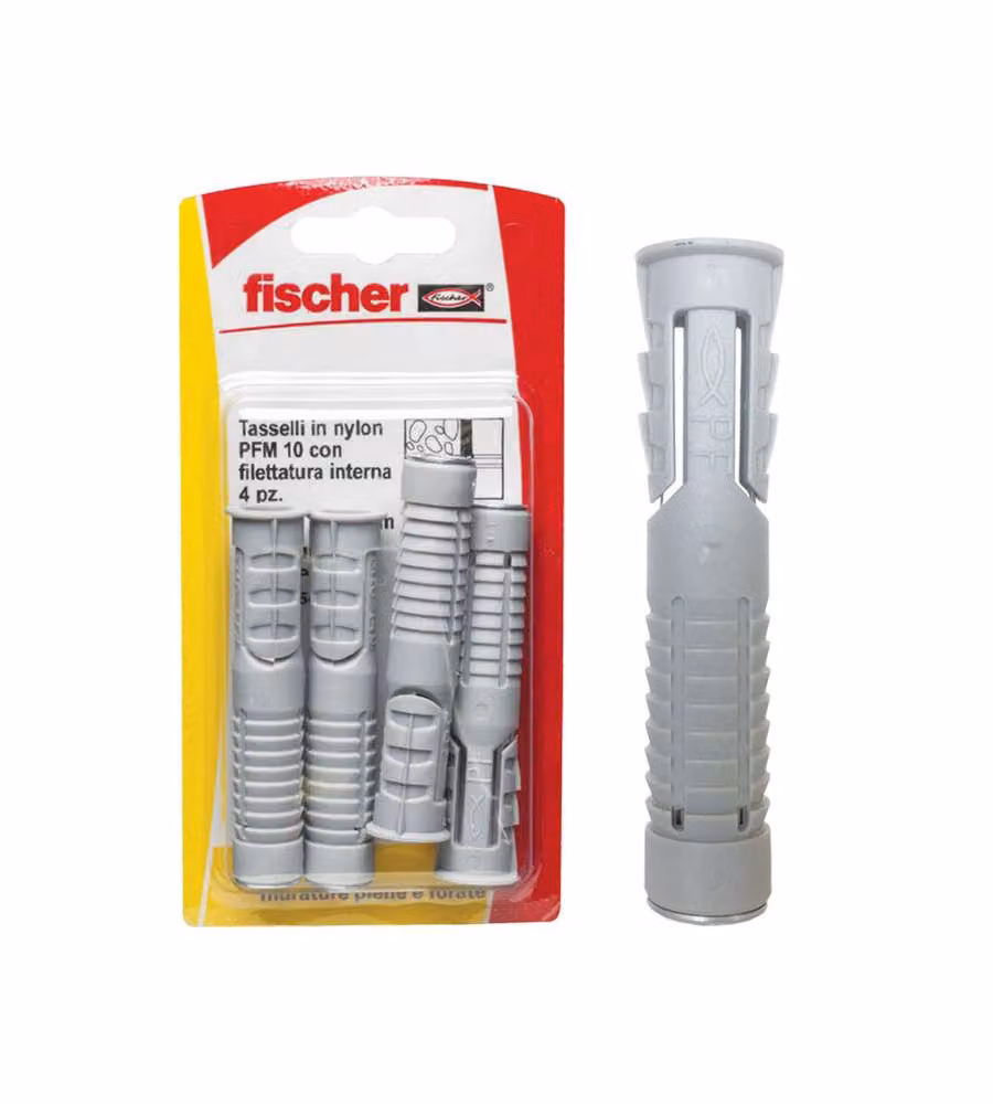 Fischer Tasselli per Mensola a Scomparsa - Nylon - 73mm