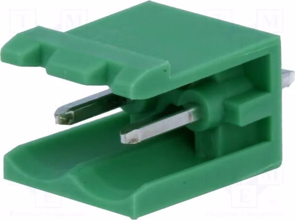 2 connettori a morsetto disattivabili, connettore da 5 mm, configurazione: 2 poli diritti, connettore maschio MSTBV 2,5/2-G, codice prodotto: 1753437