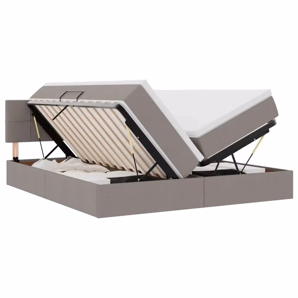 Letto con Contenitore e Testiera in Pelle Sintetica vidaXL, L/P/H: 180 x 200 x 140 cm – 2