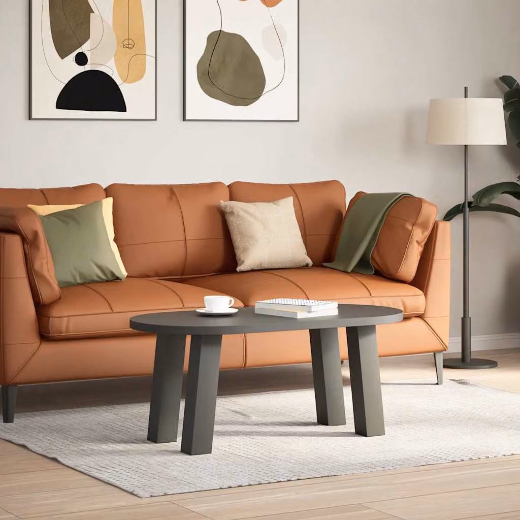 vidaXL Gambe per tavolino 4 pz Antracite 42 cm Acciaio