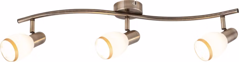 Striscia luminosa marrone / bianca E14 3x40W Elite 5972 Rabalux