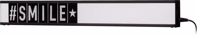 Lampada led WORDS nero