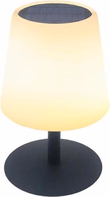 Lampada da tavolo solare, LUMISKY STANDY TINY SOLAR, H25 cm, LED bianco caldo e bianco dimmerabile, ricaricabile