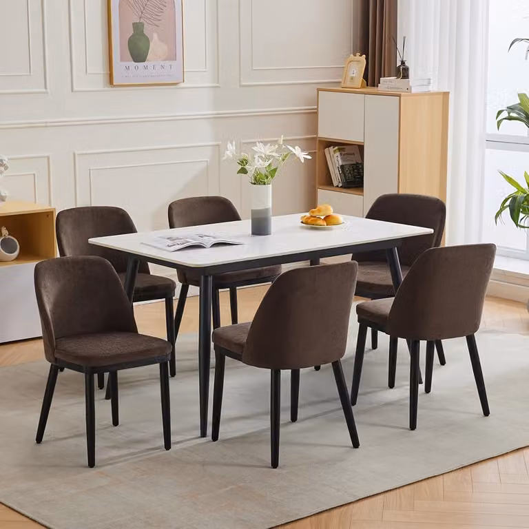 Set di 6 sedie da pranzo - Sedie, sedie da cucina, sedie da sala da pranzo, sedie per il pranzo - Design moderno - Cuscini imbottiti