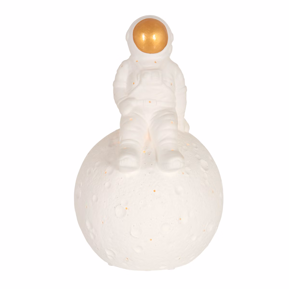 Lampada da tavolo - bianco - Jazz - Vetroceramica - Ø 13cm - E14 - 3108W - Anne Lighting