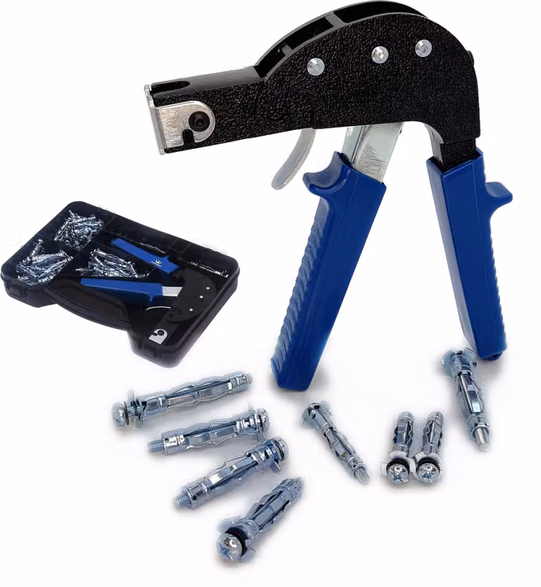 Solidchoice - Kit completo di tasselli per muro, composto da 72 pezzi, con strumenti inclusi