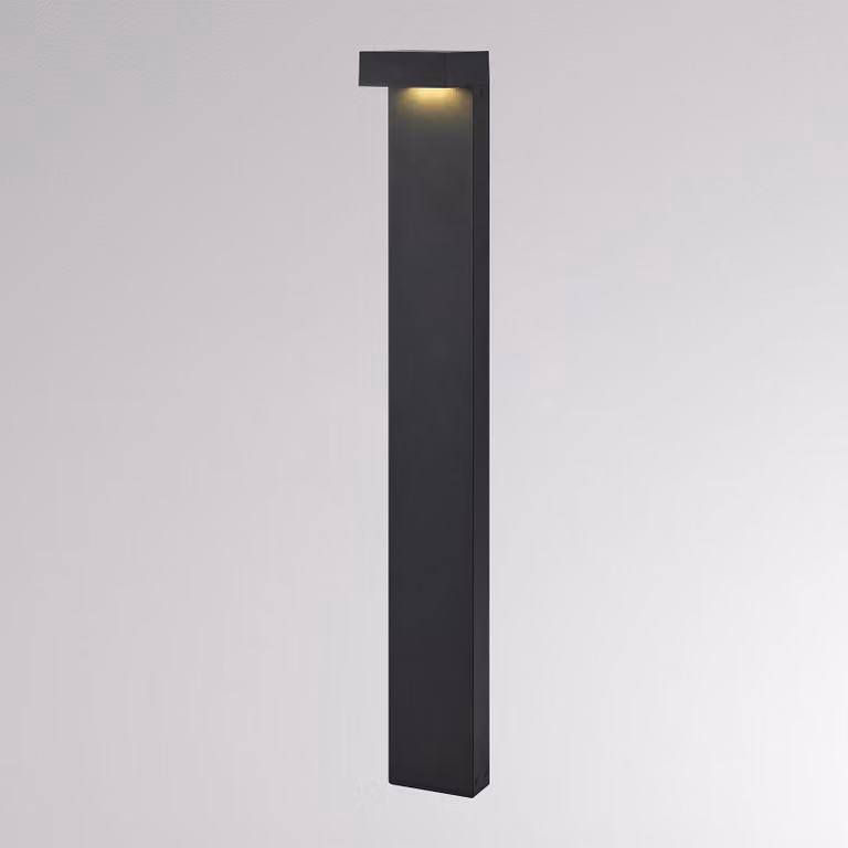 Molto Luce Lampione a LED ATO, altezza 85 cm, DALI, antracite, IP65, metallo dimmerabile, Nero, Alluminio, Moderno