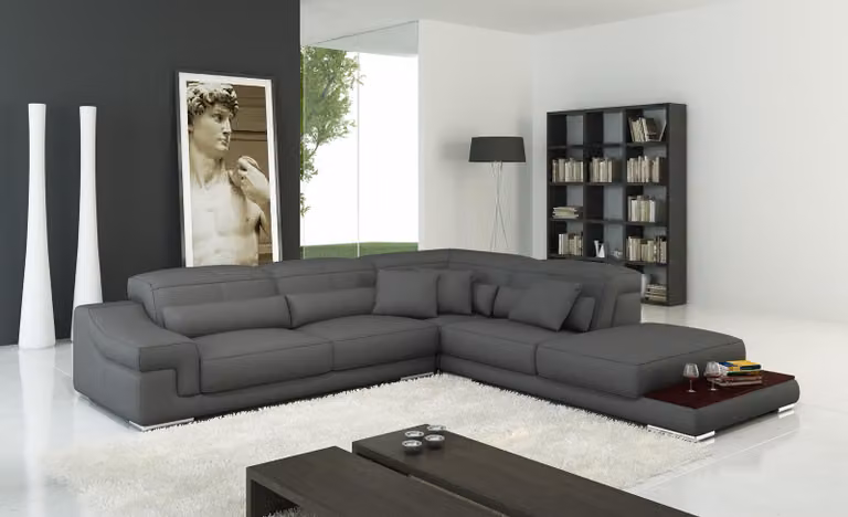 Multifunktions Relac Ecksofa Ledersofa Sofa Couch Polster Eck Sitz Garnitur