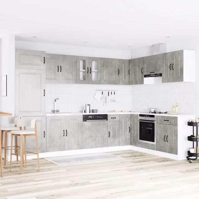 Mobile da cucina Kalmar Grigio cemento 80 x 46 x 81,5 cm 3315005