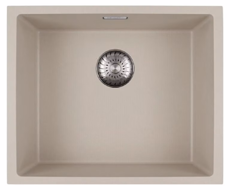 Lavello Caressi CAGRPP50BI-FL, a filo piano. Bisque.