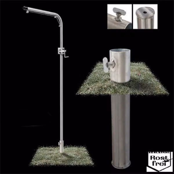 Schneider Griglia in acciaio inox Corny Griglia girevole Altezza 230 cm
