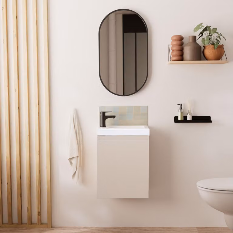 Mobile lavabo LISA + specchio ovale