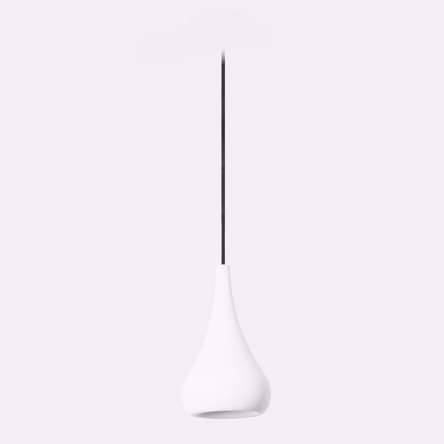 Lampada a sospensione LED LedsC4, dimmerabile, per interni, luce calda 3000K, 15,2W, 1006 lumen, design moderno in acciaio bianco, diametro 12,6 cm, altezza regolabile fino a 150 cm