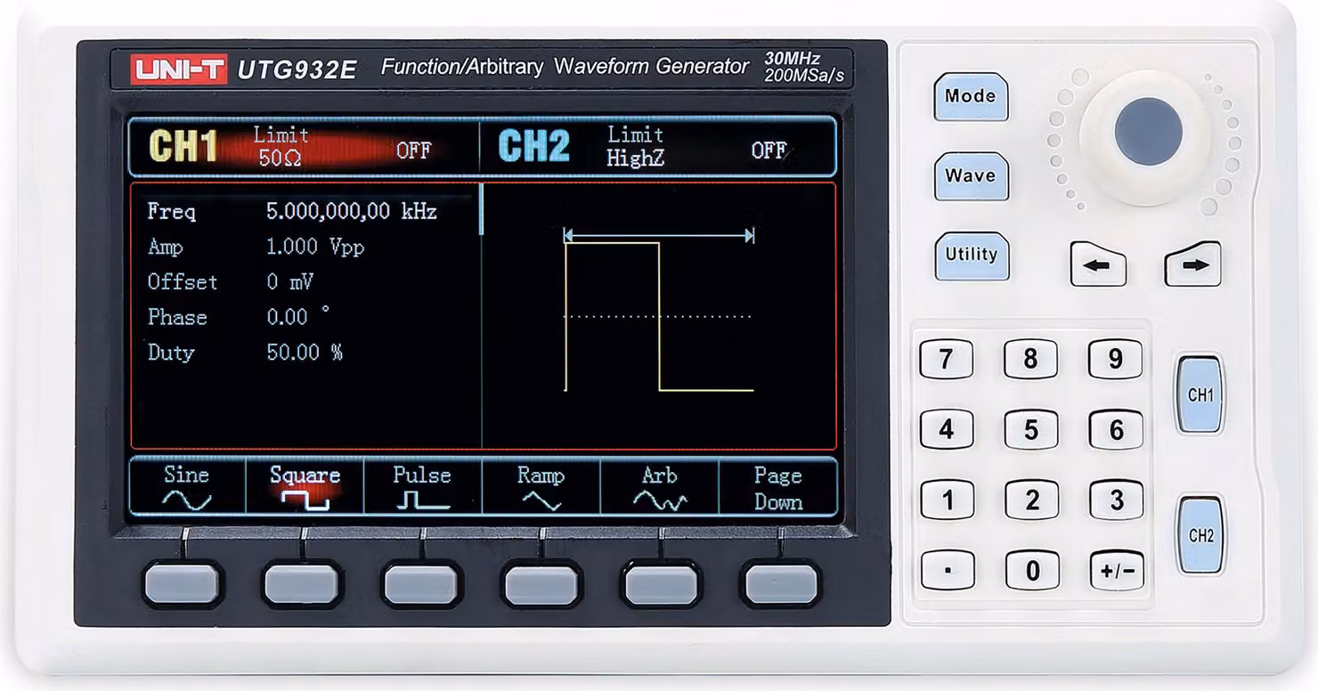 Generatore di funzioni UNI-T UTG932E, 30 MHz