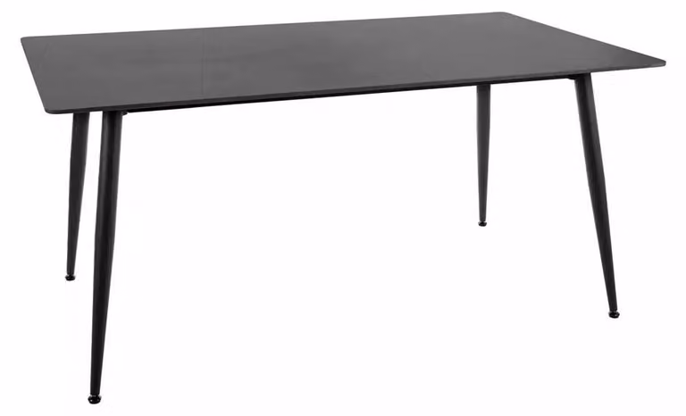 FURNLUX Tavolo da pranzo Rion, nero, 160 cm / Colore principale: / Dimensioni: