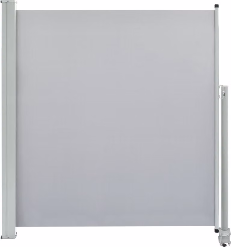 Tenda da Sole Laterale Retrattile 140 x 300 cm Grigia