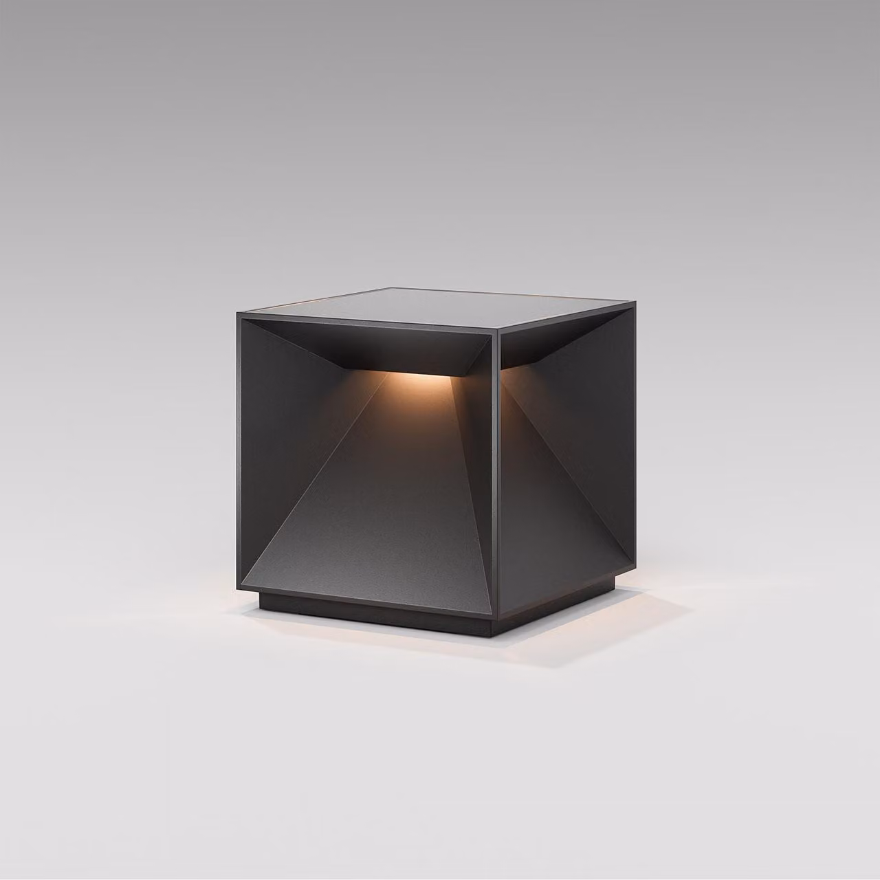 Sigor LED lampada da tavolo ricaricabile Nutalis IP54 a forma di cubo Flex Mood 2700/2200K nero notte