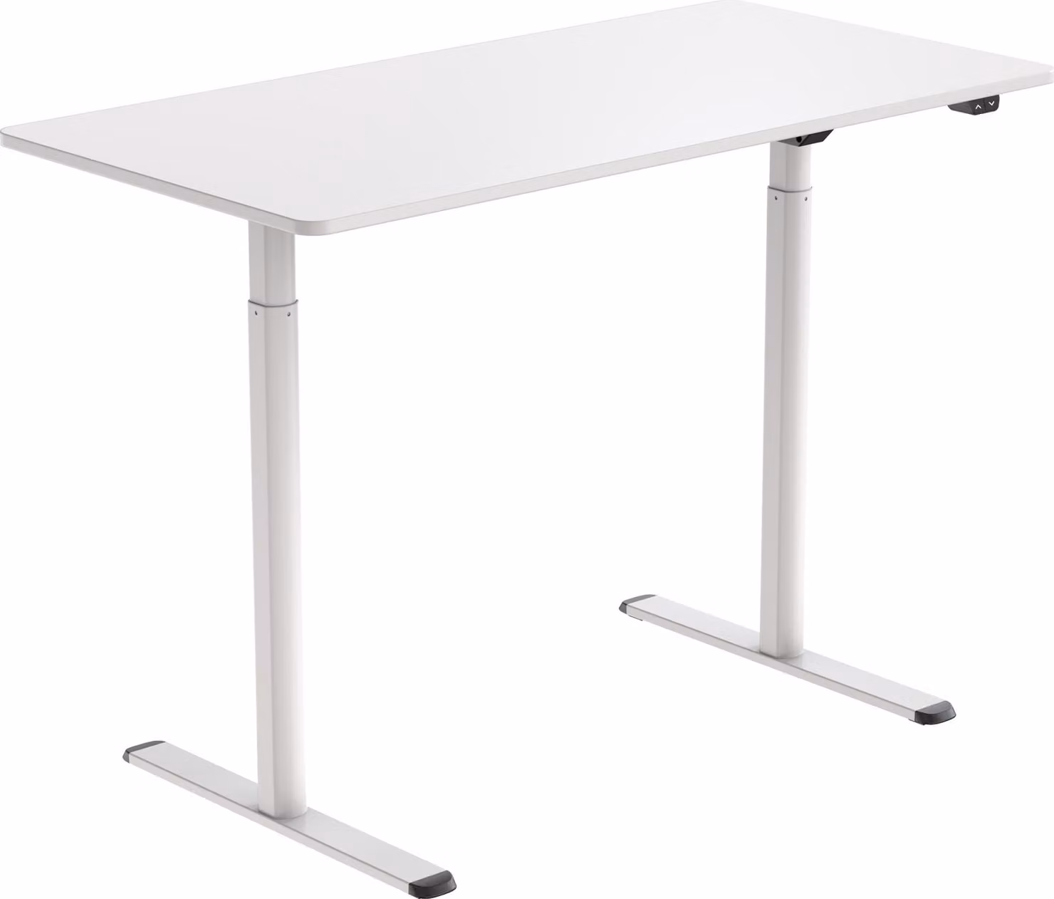 Scrivania Lykke regolabile elettricamente in altezza Nordic 120x60cm, bianco