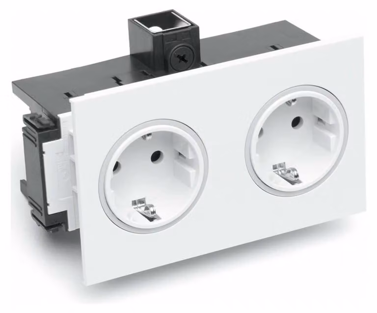 Presa di corrente Rehau a 2 pieghe BRK 2STD cws 6121012