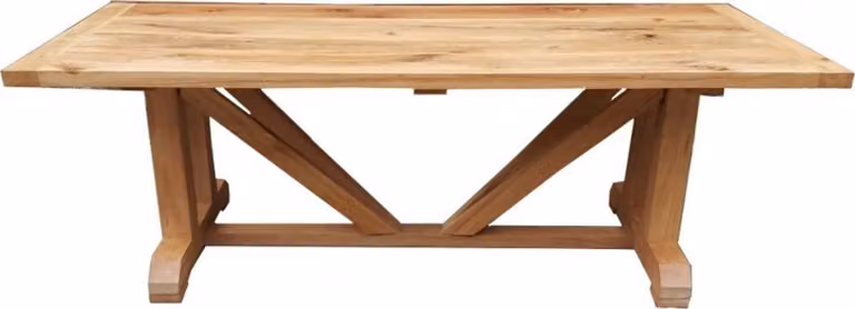 Casa Padrino tavolo da pranzo in legno massiccio di rovere 240cm Imperial - Versione pesante