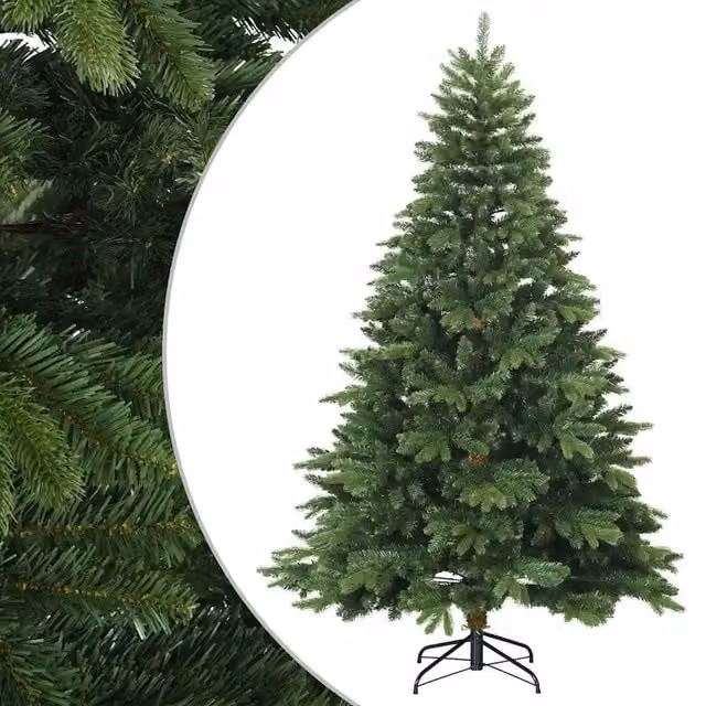 Albero di Natale artificiale verde vidaXL con rami pieghevoli, Altezza: 180 cm