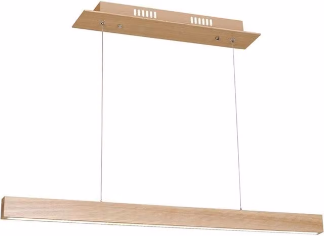 Lampada sospesa Milagro Timber 90cm LED 18W 3000K luce calda