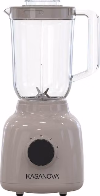Frullatore elettrico Kasanova con funzione pulse, 400 W, capacità 1,5 l, grigio con lame in acciaio inox
