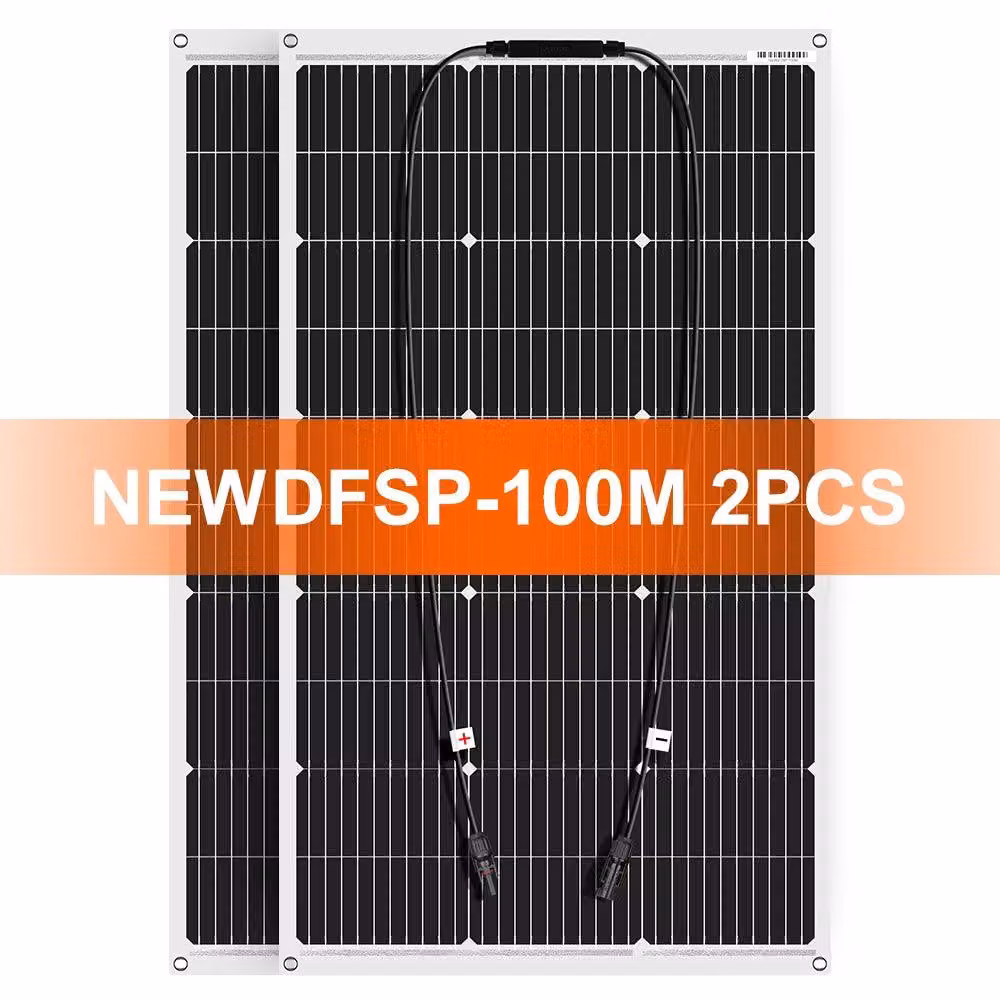 Pannello solare - Flessibile - Kit da 200W - Monocristallino - Impermeabile
