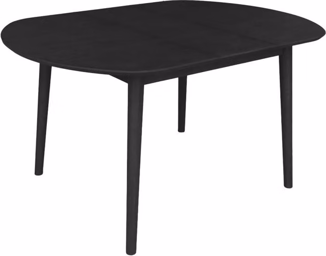 Tavolo da pranzo ovale allungabile Sweeek in legno e MDF color rovere con finitura opaca