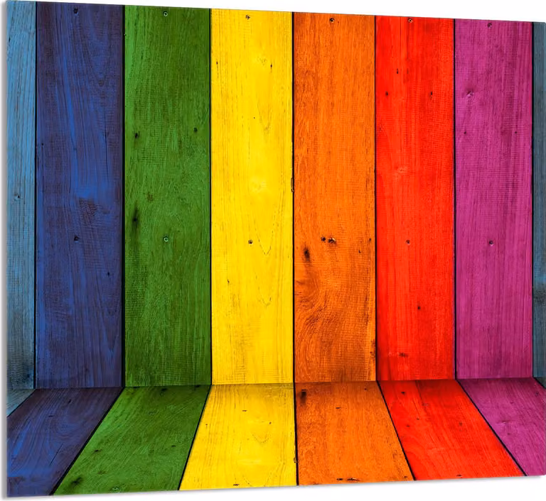 GLASPLATTE FÜR KÜCHE 65x60 Bunt