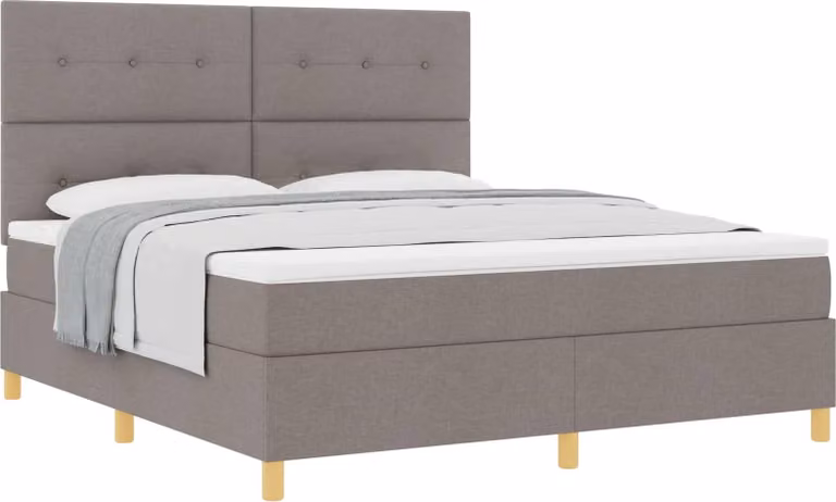 Letto a molle con materasso Talpa 180 x 200 cm Tessuto