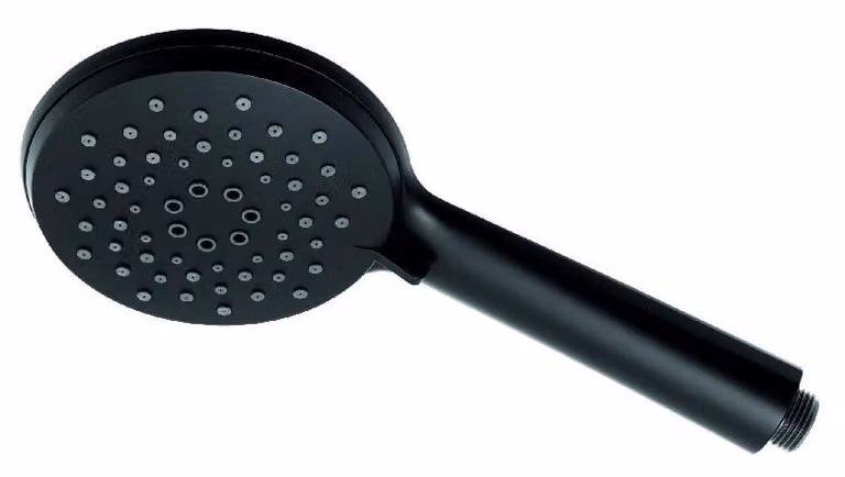Novaservis Doccette - Soffione, 3 getti, nero opaco RU/910,5