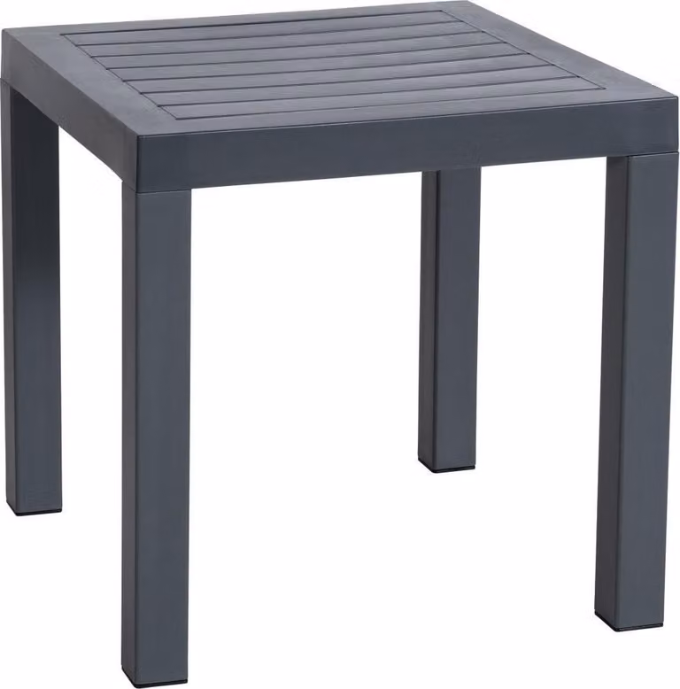 Tavolino - Elegante - Resistente agli agenti atmosferici - Materiale di alta qualità: Grigio scuro