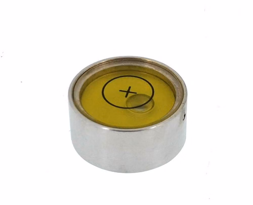 Livella a bolla - Alluminio 20x14mm - Marrone
