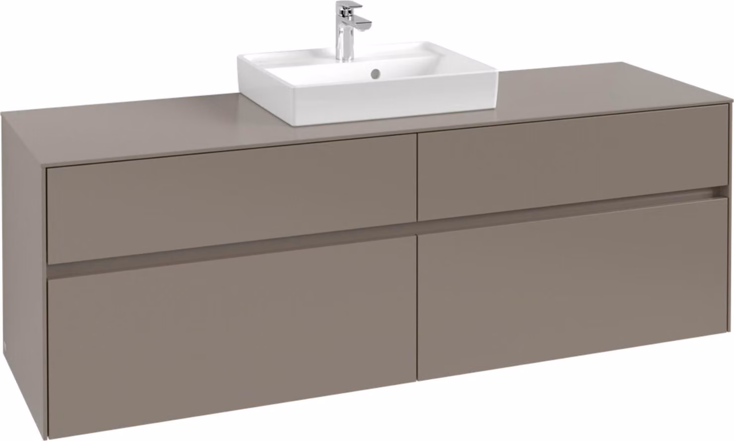 Mobiletto V&B Collaro 160x54,8x50cm, WT mi, LED 12W, Mar bl.